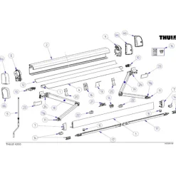 Outlet Thule Pièces détachées Omnistor 4200