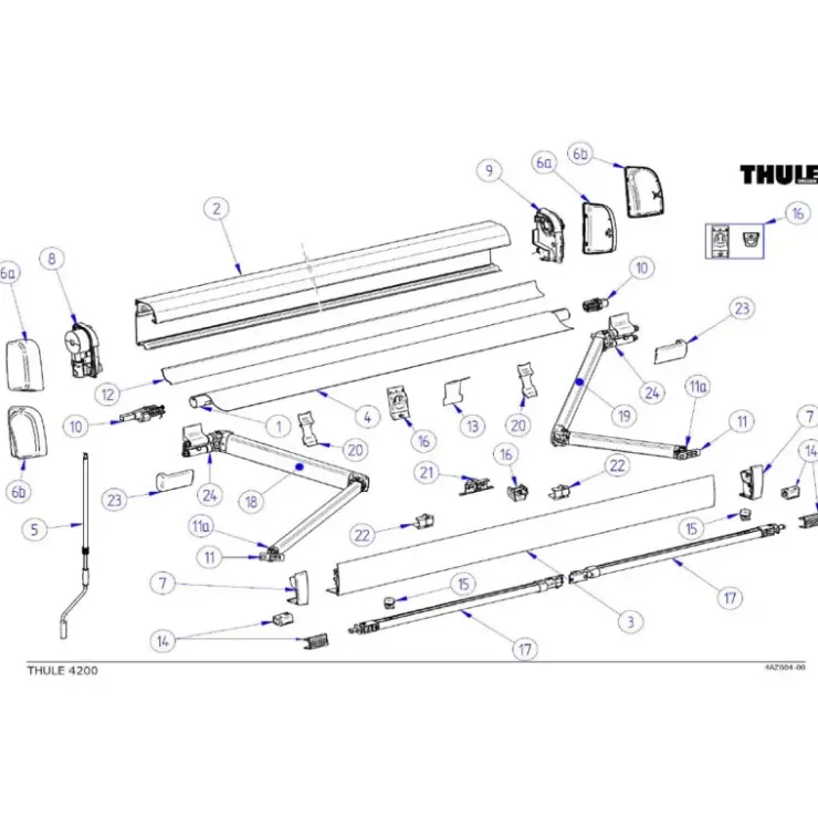 Outlet Thule Pièces détachées Omnistor 4200