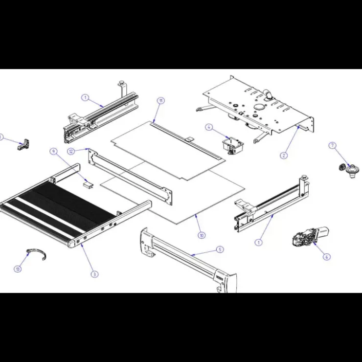 Clearance Thule Pièces détachées Slide-Out Step V19 Ducato
