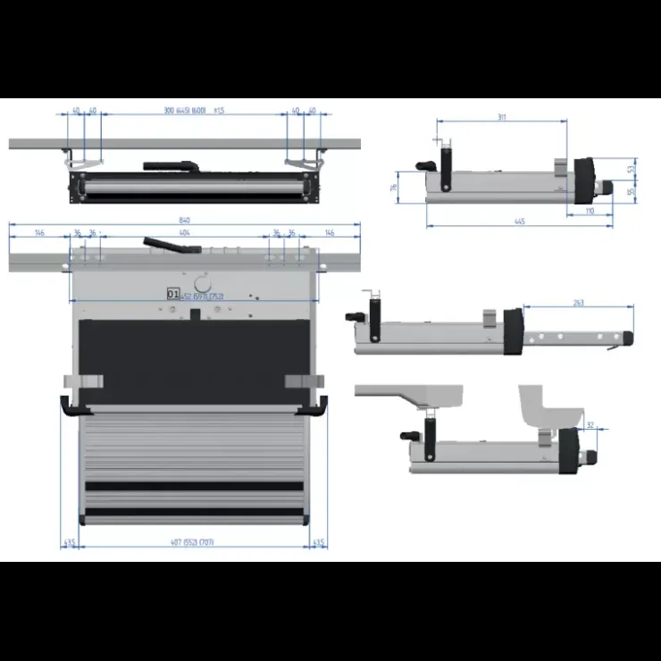 Thule Slide-Out Step V19 12V Ducato
