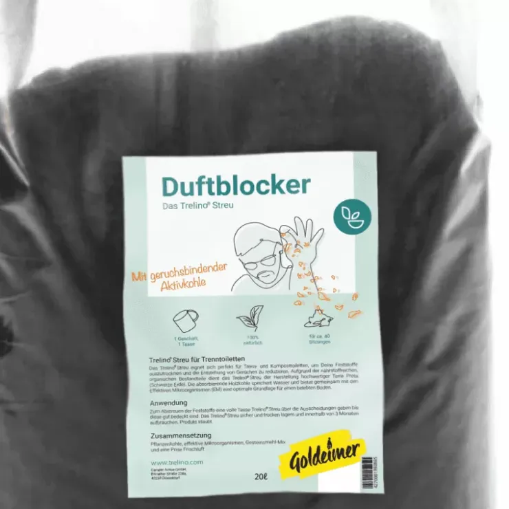 New TRELINO Litière bloqueur d'odeurs 20 L