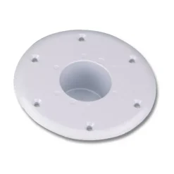 Sale Trem Base en aluminium blanc pour table sur pied central