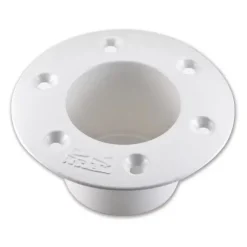 Outlet Trem Base fine en aluminium blanc pour table sur pied central