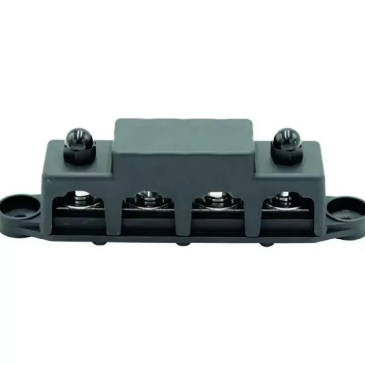 Outlet Trem Busbar négatif 250A - 4 x M10 | 4 x M4