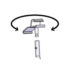 Clearance Trem Chariot avant plateau tournant pour pneumatique
