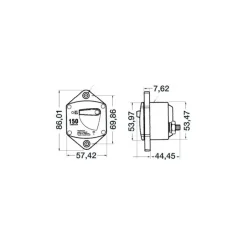 Outlet Trem Disjoncteur 150A - série 187