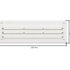Sale Trem Grille d'aération 35 cm² | 230 x 80 mm