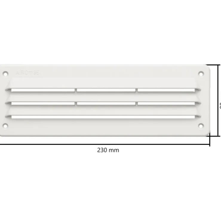 Sale Trem Grille d'aération 35 cm² | 230 x 80 mm
