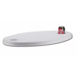 Sale Trem Plateau de table ovale ABS Blanc | 70 x 50 cm