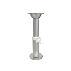 Outlet Trem Table ovale ABS Blanc 70x50cm + pied télescopique et embase