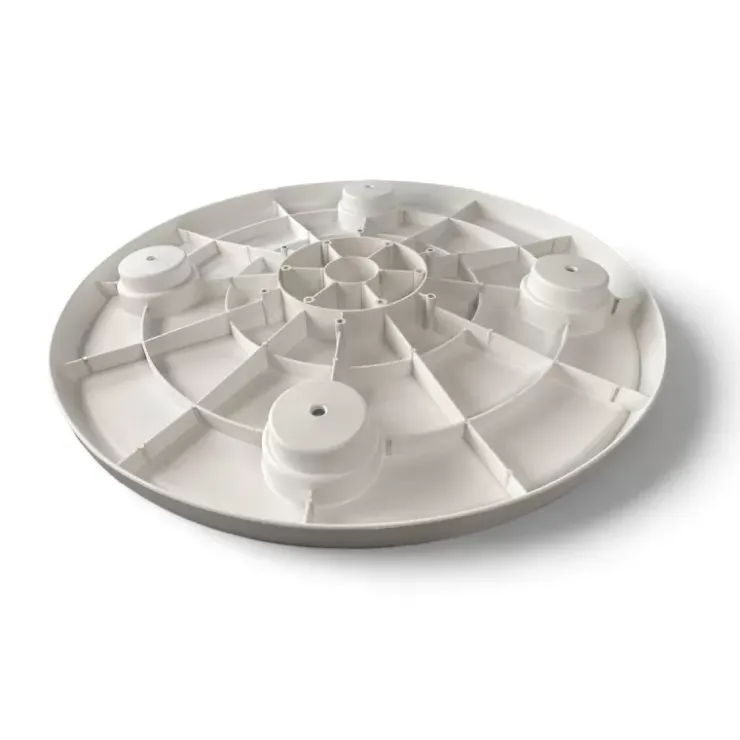 Sale Trem Table ronde ABS Blanc ⌀ 60 cm + pied fixe et embase