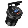 Trem Voltmètre + Prise USB-A 3.0 et USB-C PD