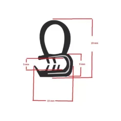 Outlet Trigano Joint d'étanchéité porte EURAMAX