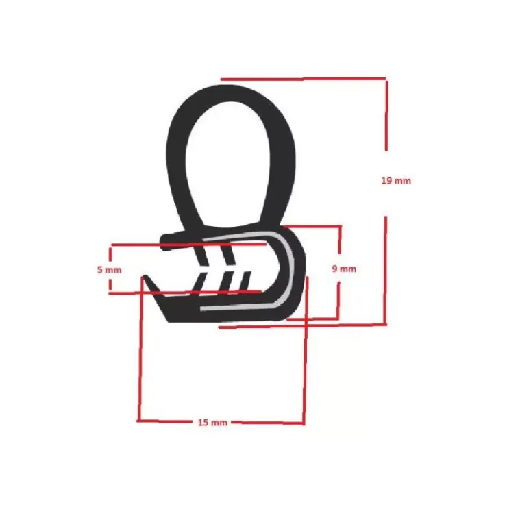 Outlet Trigano Joint d'étanchéité porte EURAMAX