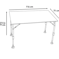 Hot Trigano Table nid d'abeille