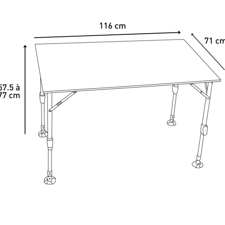 Hot Trigano Table nid d'abeille