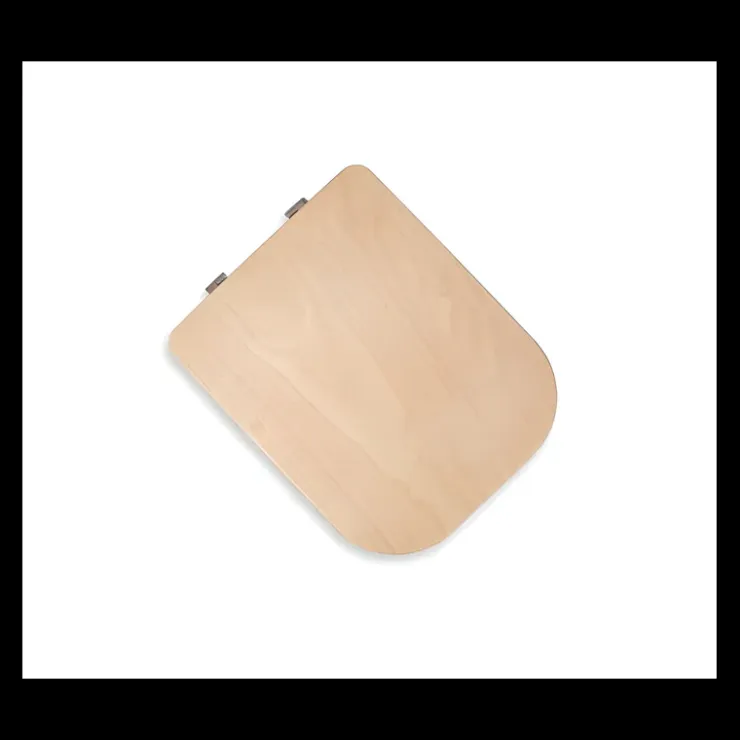 Best Trobolo Siège de toilette en bois avec couvercle