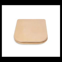 Best Trobolo Siège de toilette en bois avec couvercle