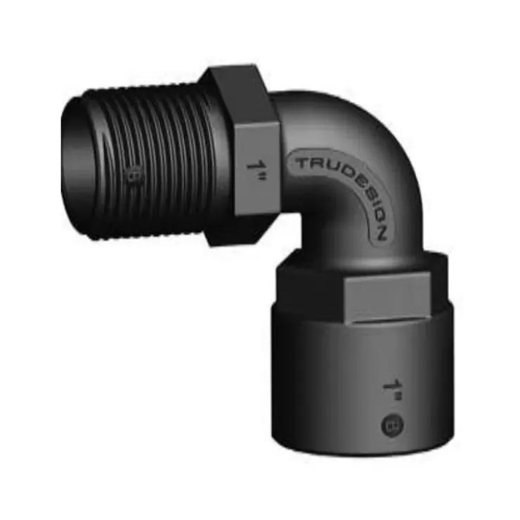 New Trudesign Coude 90° FM fileté fileté BSP noir