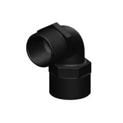 New Trudesign Coude 90° FM fileté fileté BSP noir