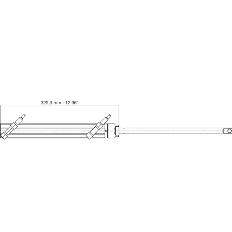 Clearance Ultraflex Kit Hyco-OBS jusqu'à 150 CV | vérin latéral