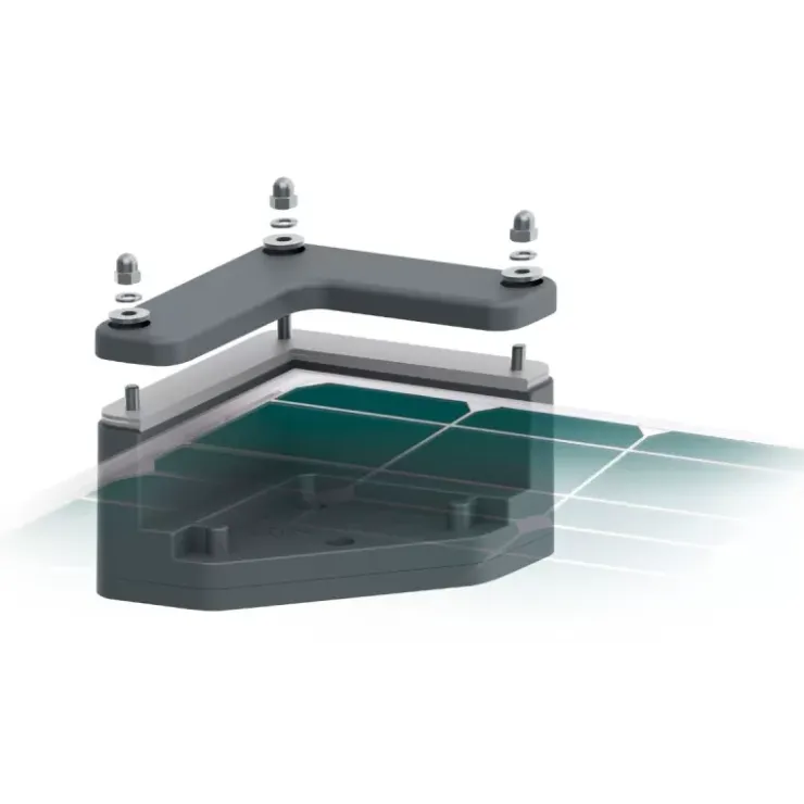 Clearance Uniteck UNIFIX 1.C40 | Kit cornières pour panneaux solaire 40 mm