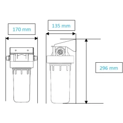 Uvoji Kit Oji Camp 8 L/min | préfiltre + boîtier déporté