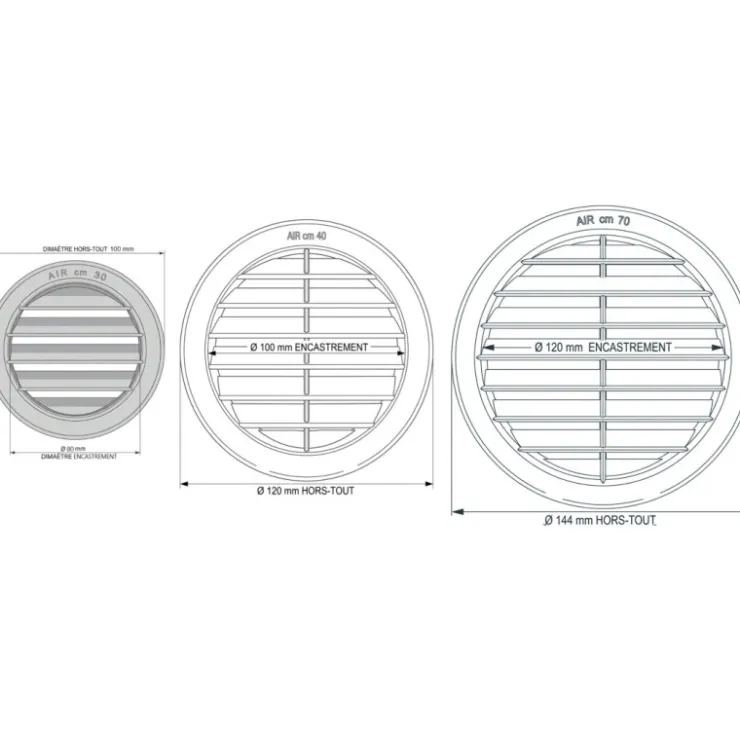 Clearance Chantal Ventilation Basse Intérieure Norme VASP et Gaz par