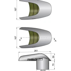 Clearance Vetus Aérateur Typhoon ø 100 mm