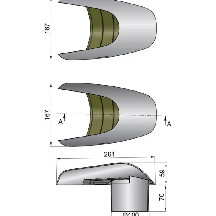Clearance Vetus Aérateur Typhoon ø 100 mm