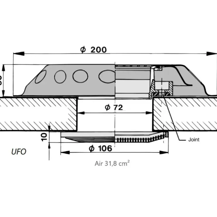 New Vetus Aérateur UFO