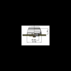 Best Vetus Boîte à dorade inox pour manche inox ø 75/100/125 mm