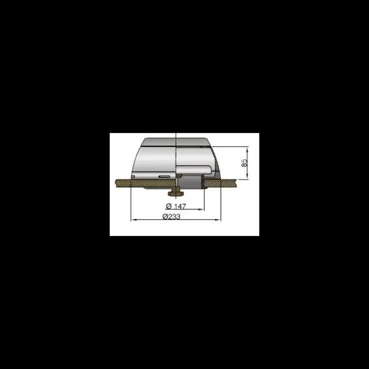 Discount Vetus Boîte à dorade plastique pour manche inox ø 75/100/125 mm