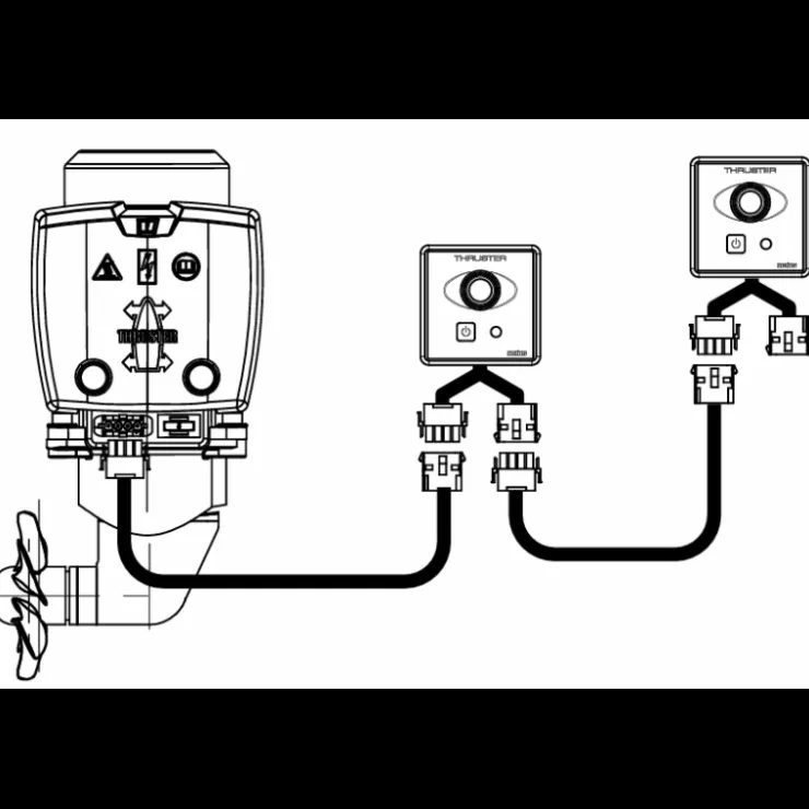 New Vetus Câble de connexion de commande pour propulseur
