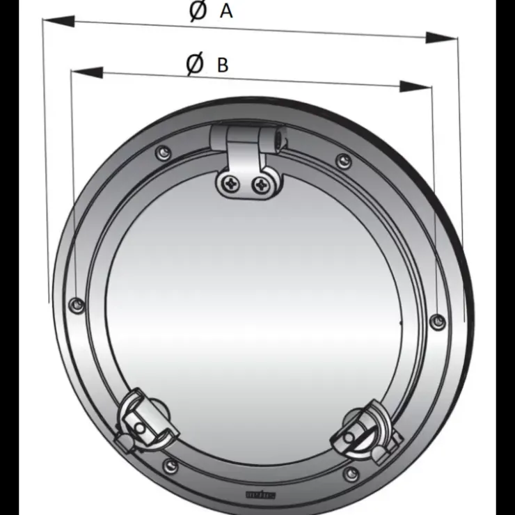 Outlet Vetus Hublot inox rond PWS