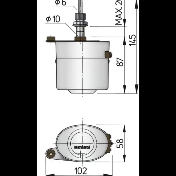 Online Vetus Kit essuie glace 12V complet