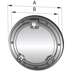 Hot Vetus Moustiquaire pour hublot PWS
