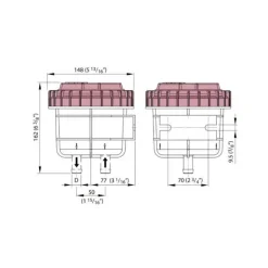Best Vetus NSF Filtre anti-odeur ø 16 à 38 mm