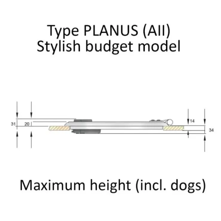 Sale Vetus Planus rectangle