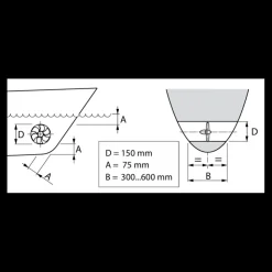 Online Vetus Propulseur d'étrave conventionnel BOW5512 12V 55 Kg 150 mm