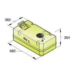 Best Vetus Réservoir équipé eau potable 40 à 80 L