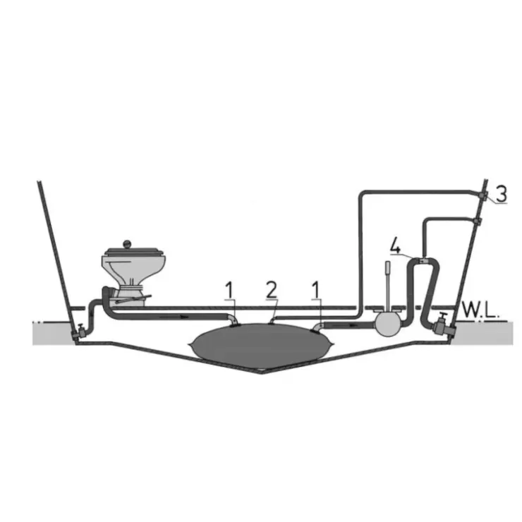 Sale Vetus Réservoir souple eaux noires 3 couches 55 à 160 L