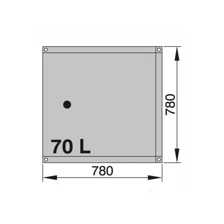 Sale Vetus Réservoir souple eaux noires 3 couches 55 à 160 L