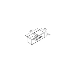 Best Vetus Réservoir tout usage avec cloison 88 à 335 L