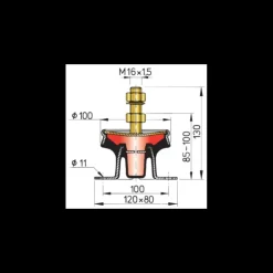 Online Vetus Silent Bloc hydraulique 3 cylindres