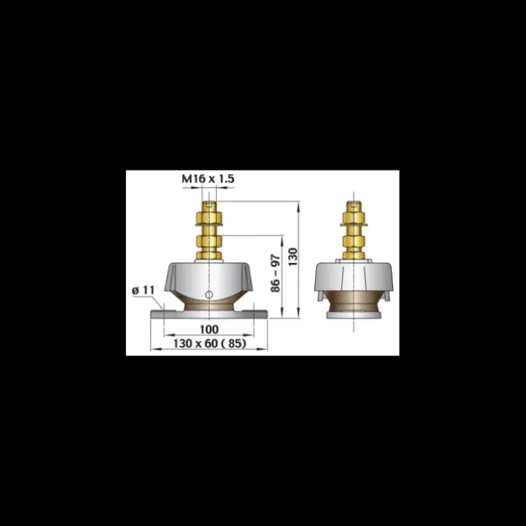 Outlet Vetus Silent Bloc K 3 cylindres