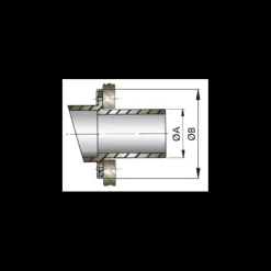 Clearance Vetus Sortie d'échappement EPDM