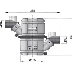 Best Vetus Waterlock NLP 15 à 120 CV