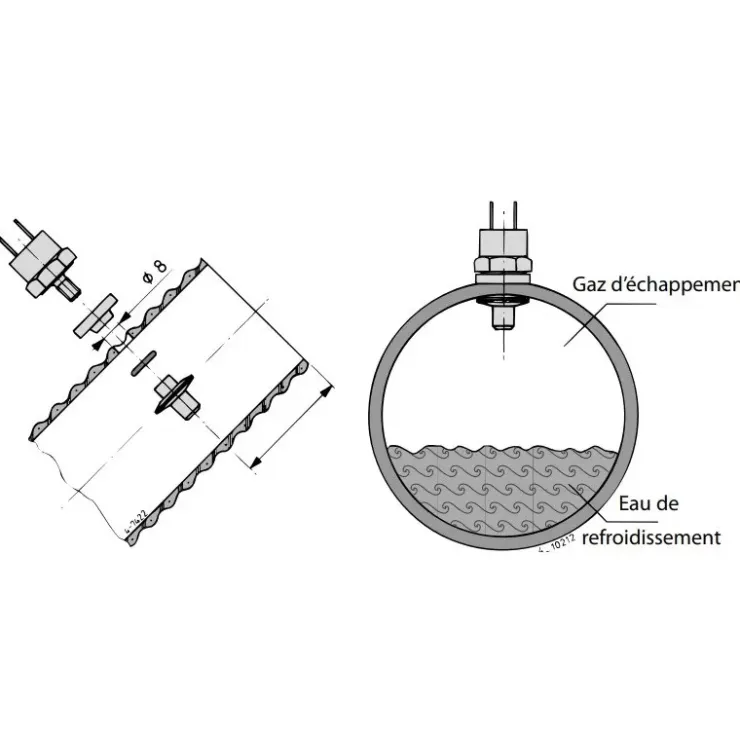 Discount Vetus XHS Capteur température gaz d’échappement