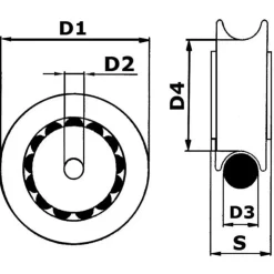 Clearance Viadana Réa sur bille Derlin Ø 29 à 57 mm